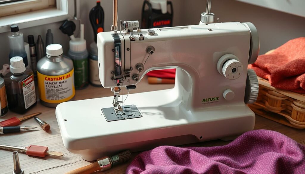 Overlock-Wartung