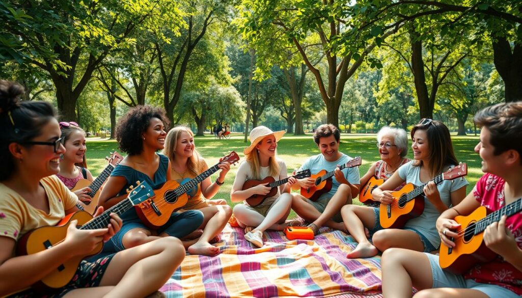 Ukulele Gruppe