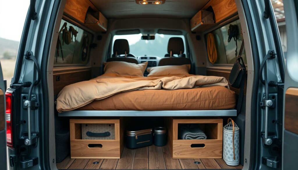 bett selber bauen im VW Caddy III